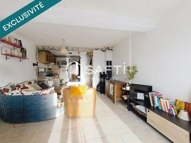 Maison mitoyenne de 75m² avec 2 chambres