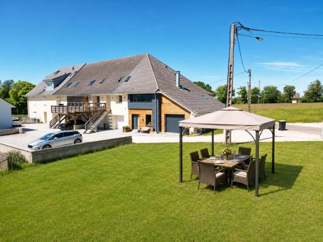 Maison mitoyenne style industriel de 2 chambres avec possibi