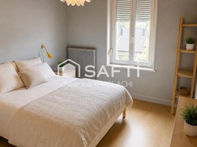 Maison mitoyenne 70m2 2 ch. avec terrasse et jardin