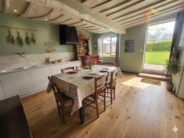 Maison normande, 110m2, à 5mn de Luneray