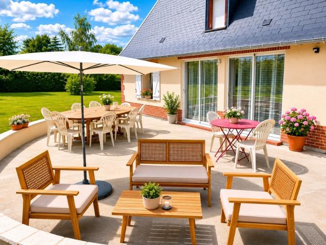 Maison normande rénovée à vendre proche Bernay – Longère de 166 m² avec 4 chambres