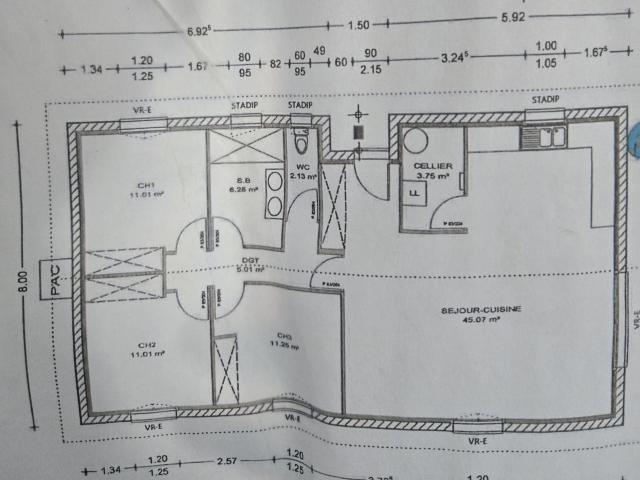 Maison neuve 3 chambres