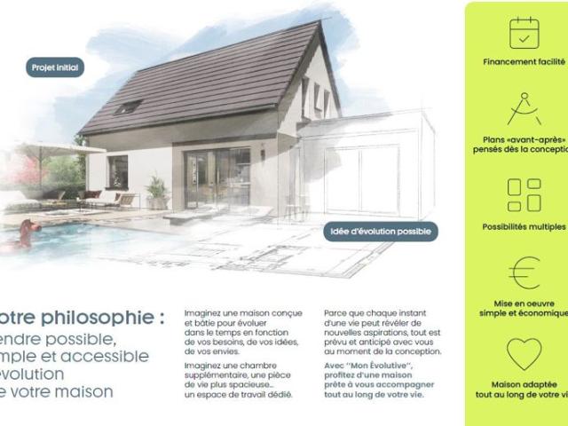 Maison neuve 113 m² à SOULTZ LES BAINS 67120