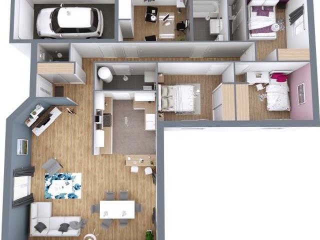Maison neuve 4 pièces 100 m²