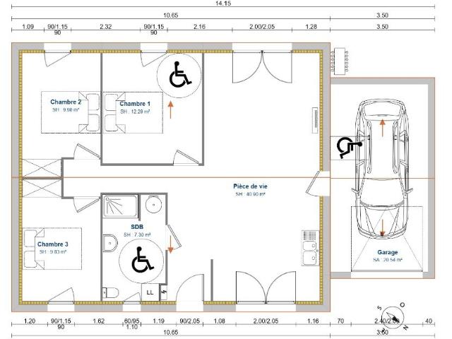 Maison neuve 4 pièces 80 m²