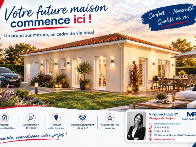 Maison neuve 4 pièces 85 m²