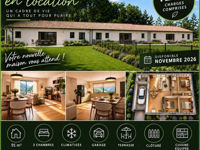 Maison neuve 4 pièces 91 m²