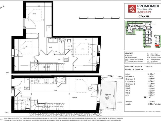 Maison neuve 4 pièces 92 m²