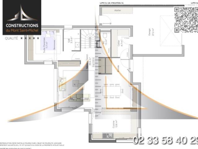 ST PAIR CENTRE, Maison F4 sur terrain de 640m2