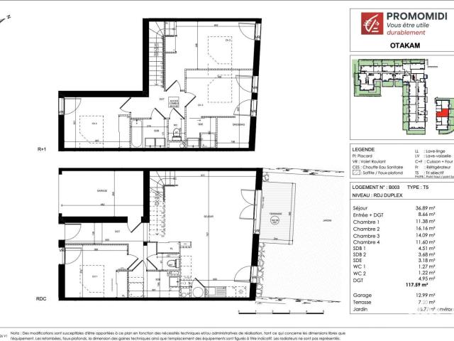 Maison neuve 5 pièces 117 m²