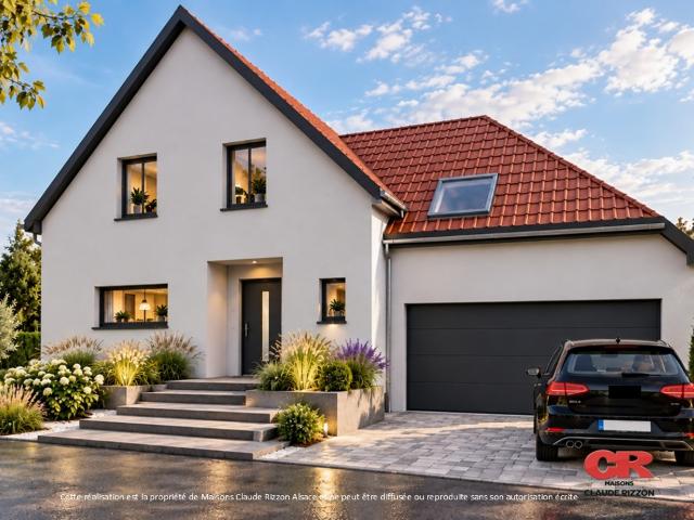 Maison NEUVE 5 pièces avec garage double à Stutzheim Offenheim