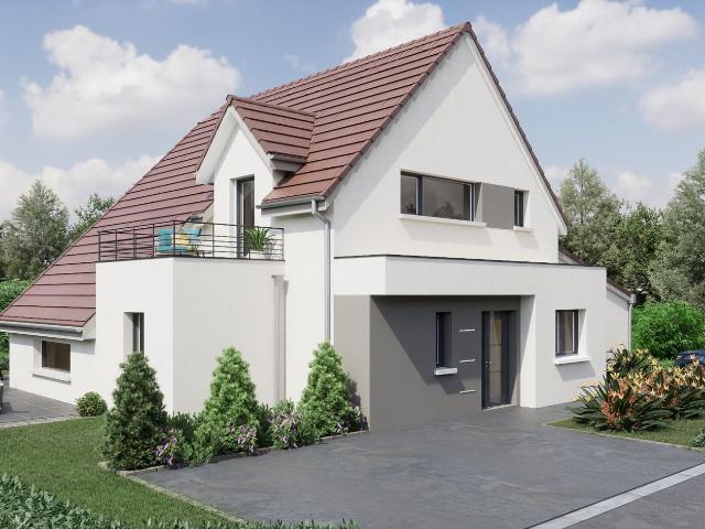 Maison neuve 8 pièces 186 m²