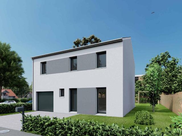 Maison neuve à construire sur terrain de 4,34 ares à Marly