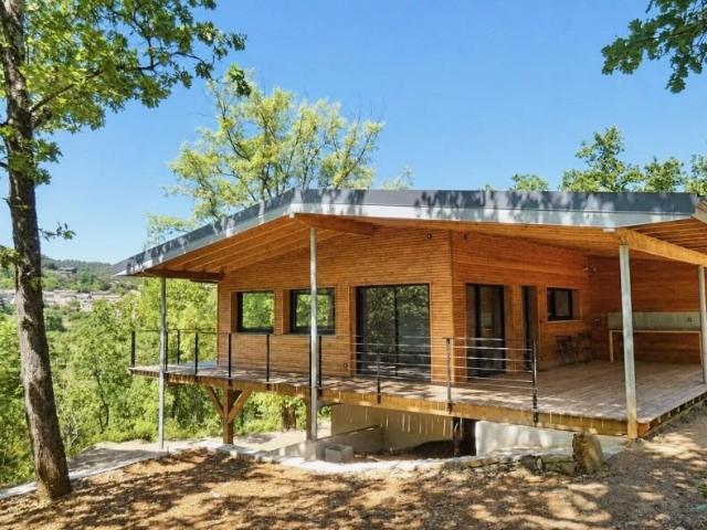 Maison neuve à ossature bois + studio et vue magnifique 195m² Monoblet
