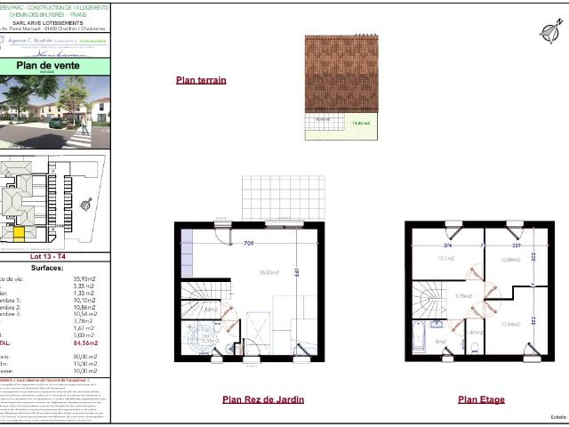 Maison neuve de 85m2 lot 13 en BRS bail réel solidaire à FRANS