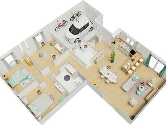 Maison neuve L 3 chambres + garage à Marsac sur l'Isle