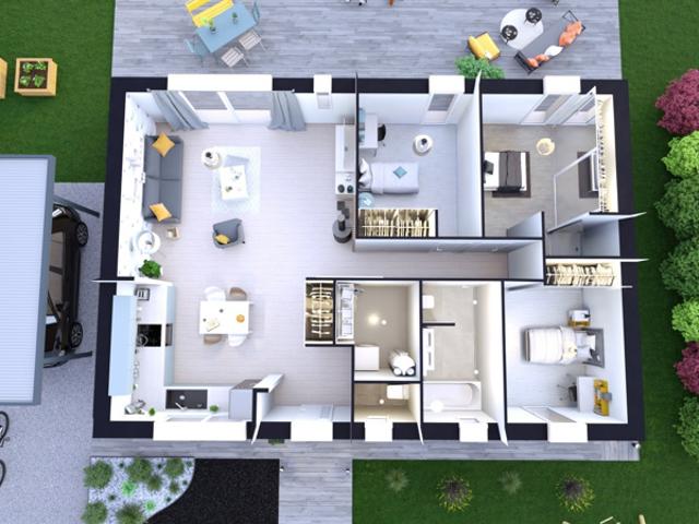 Maison neuve RE2020 à Saint Didier de la Tour