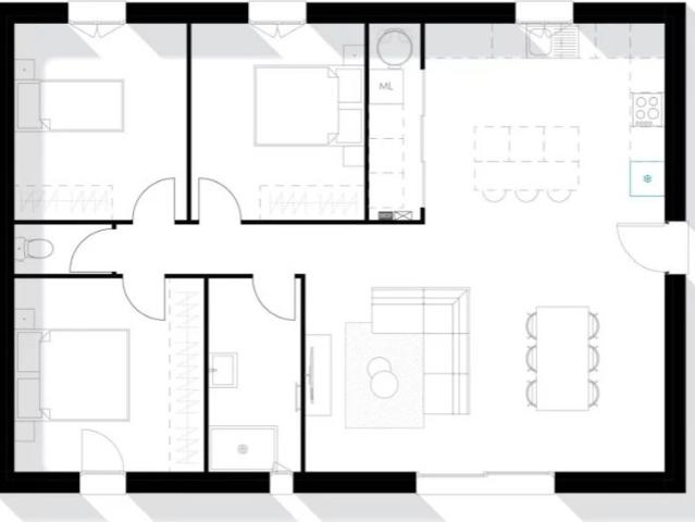 ? Maison neuve T4 – 90 m² avec terrain de 2 004 m² – Lalbenque 46