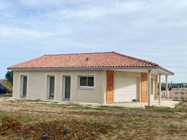 Maison neuve très haut de gamme RE 2020 DPE A/A de 5 pièces avec garage à 5 KMS de NOGARO 32 à Sainte Christie d'Armagnac