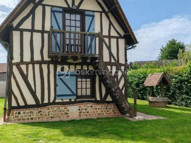 Maison type Normande, sous sol, centre de Bourneville