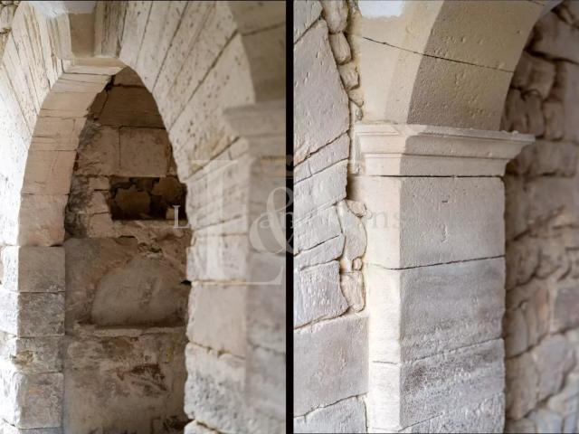 Maison seigneuriale du XIIe siècle avec cour intérieure et t