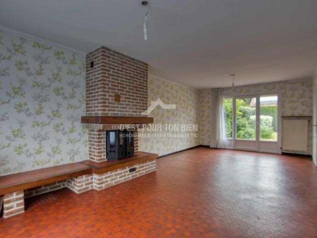 Maison semi individuelle 3ch, gand jardin et garage
