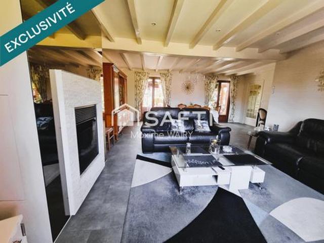 Maison semi plain pied de 4 chambres – Magnifique jardin et grand garage