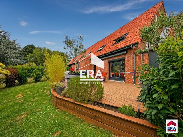Maison semi plain pied 110m2 jardin 4 chambres garage Bondues