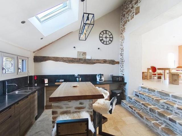 Maison pierre rénovée idéale amoureux de la nature