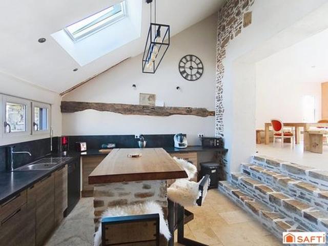 Maison pierre rénovée idéale amoureux de la nature