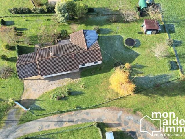 Maison plain pied, 5 chambres, carport, terrain