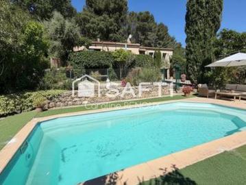 Maison plain pied 115 m² avec piscine, garage, cave et abri voiture