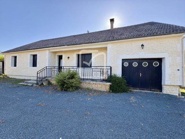 Maison plain pied 115m² Terrasson Lavilledieu
