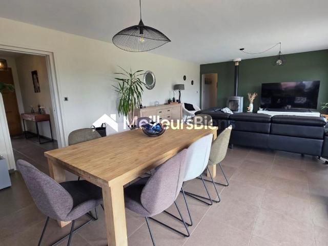 Maison plain pied 145 m² à Beaudignies, 4 chambres et sous sol complet et Piscine