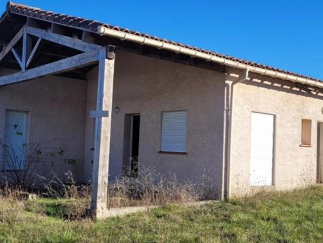 Maison plain pied avec jardin