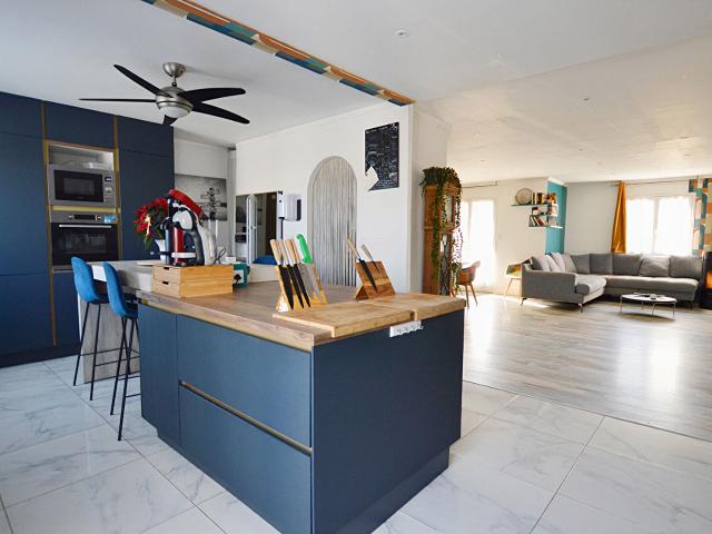 Maison plain pied de 143 m2 sur un terrain de 602 m2