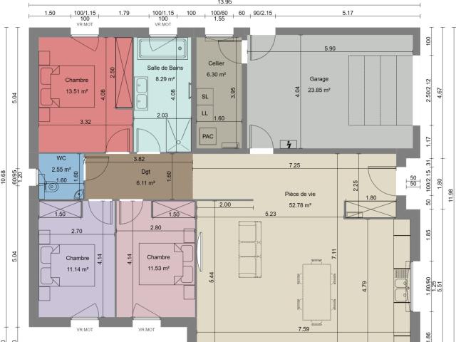 MAISON PLAIN PIED de 2025 PHAFFANS 90
