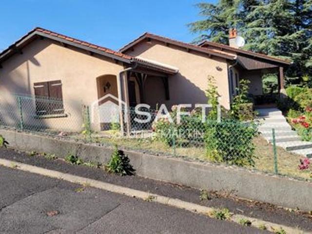 Maison plain pied d'environ 120m2, T4, sous sol 70m2