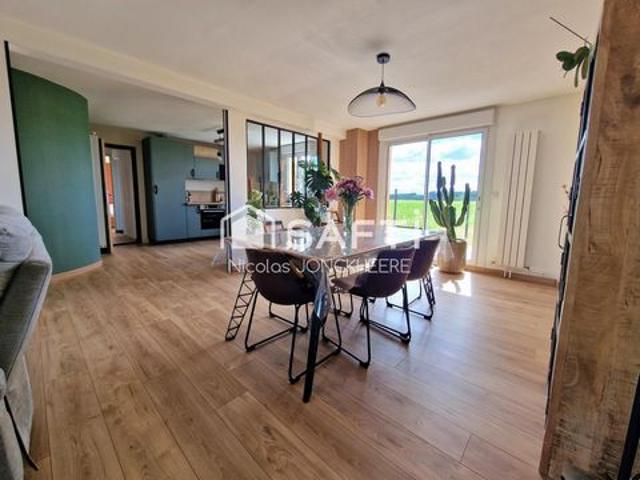 Maison plain pied Isbergues 110 m², rénovée 2023