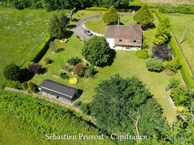 Maison plain pied rénové à vendre 4 pièces SAINT PARDOUX LA RIVIERE 24, 4P, trois chambres, garage, pas de nuisances