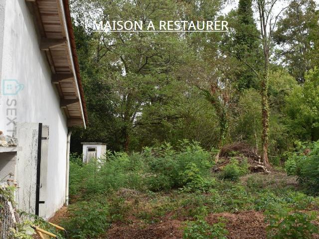 MAISON PLEIN PIED DE DEUX CHAMBRES AU CALME PRES DE LA RIVIERE A RESTAURER