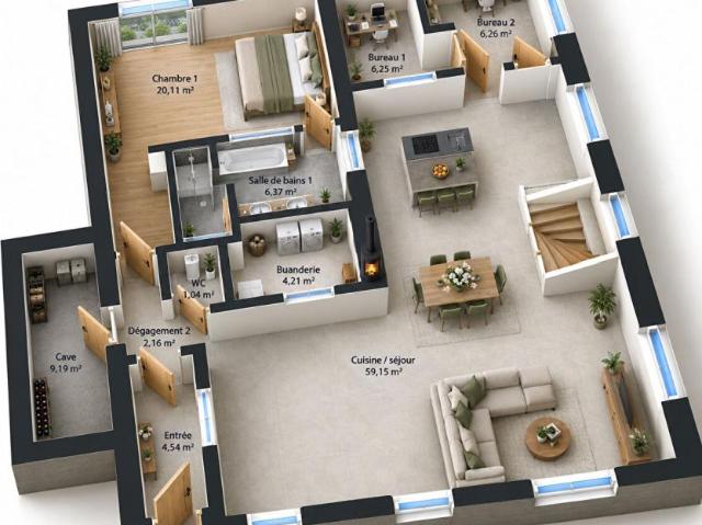 Maison Queige 10 pièces 293 m2