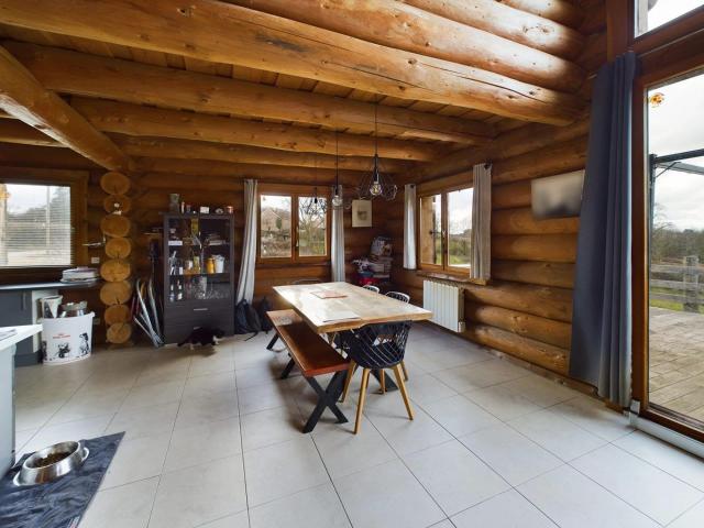 Maison rondins de bois 130m² Dompierre en Morvan