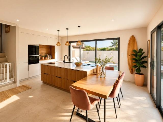 Maison RE2020 6 pièces 128m² + piscine