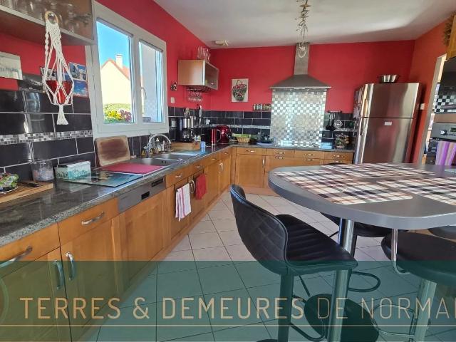 Maison récente de 145 m² 4 chambres, entre Dieppe et Penly, à 5