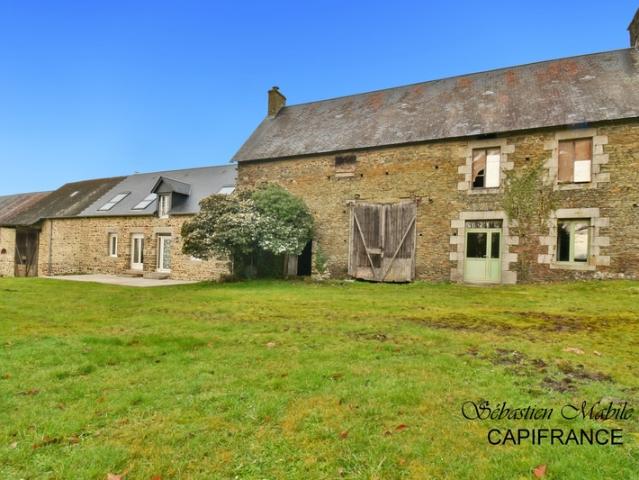 Maison rénovée + ancienne maison + granges, écurie, étable LES PAS PONTORSON 50 en Baie du Mont Saint Michel