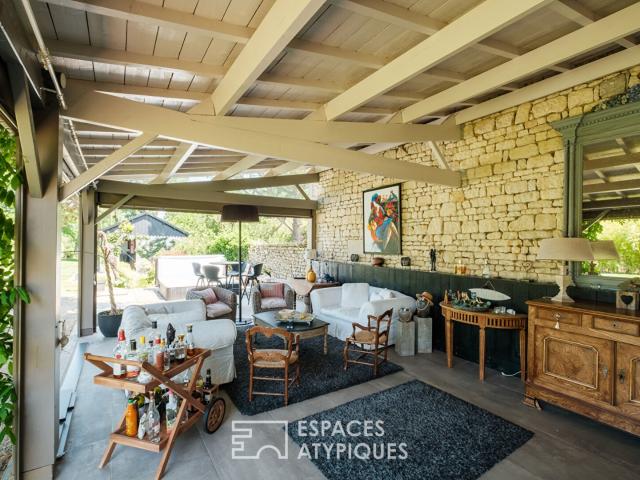 Maison rénovée et son parc en bord de Sèvre 239m² La Crèche
