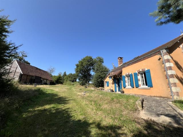 Maison restaurée, vue dégagée, grange et terrain non clos 100m² Aubigny sur Nère