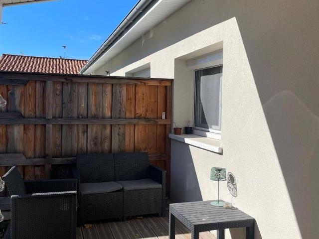 Maison T2 meublée, clim + terrasse, Libourne