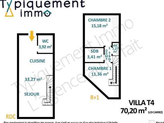 MAISON T3 70m² AVEC JARDIN
